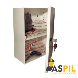 Przemysłowa apteczka pierwszej pomocy metalowa PLUS